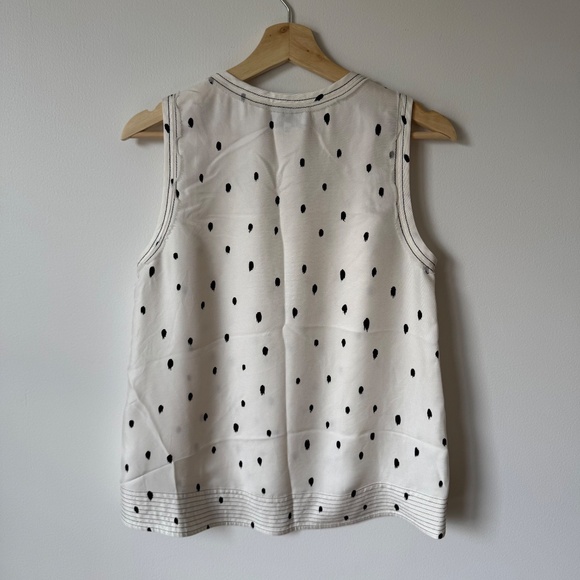 3.1 Phillip Lim White and Black Polka Dot Camisole - Picture 4 of 6